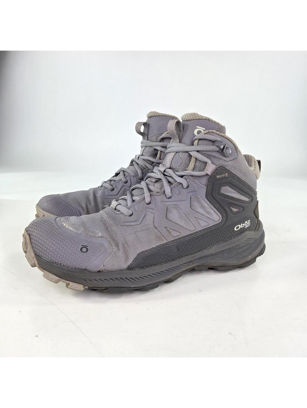 Oboz Katabatic Mid B-Dry Waterproof Boot US 7.5 Gray Women Hiking Boots - Picture 4 of 12